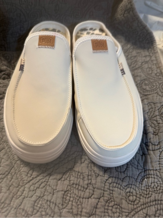 Hey Dude Shoes - Hey Dude Women’s Slip-On Loafers in Off-White